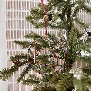 Festive Joy Ornament with Multicolor Rhinestones Ornament - Liz Claiborne